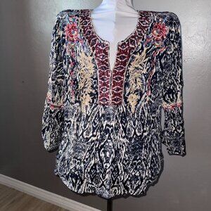 New With Tags! Gorgeous Sigrid Olsen long‑sleeve blouse in size XL